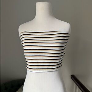 Hollister Multi-coloured striped tube top
Size S